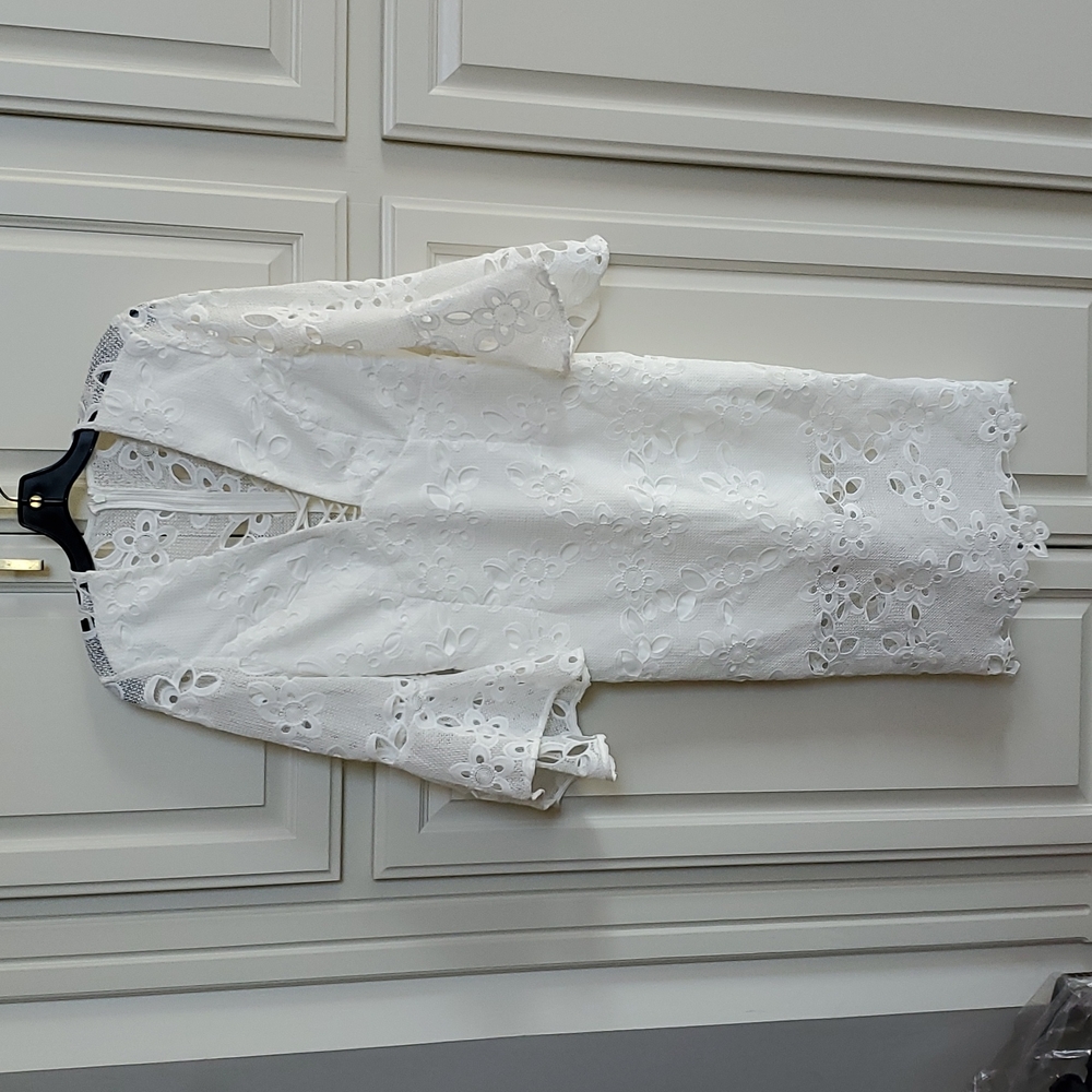 Bardot Mid-Length, Bell Sleeved Dress